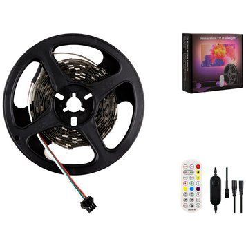 Адаптивна RGB LED-стрічка 3 м для підсвітки монітора меблів та декоративних елементів з Bluetooth пультом ДУ синхронізацією з музикою і відео (TB3322) 109000263300 фото