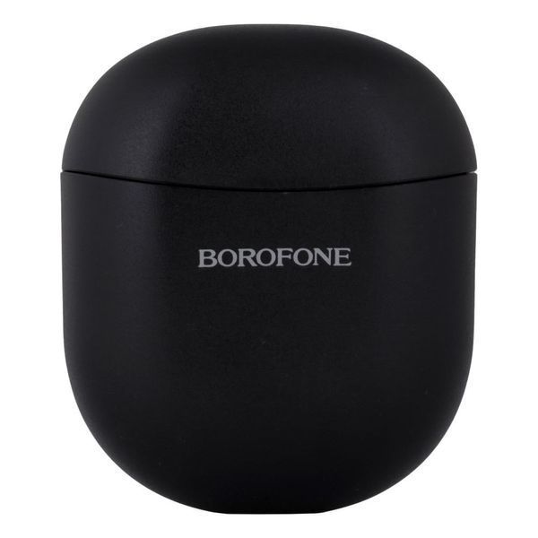 Беспроводные Bluetooth наушники Borofone BE 49 в кейсе с сенсорным управлением стерео гарнитура Черные 109000031200 фото