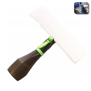 Щетка для мытья окон Easy Glass 3 в 1 Spray Window Cleaner с мягкой насадкой из микрофибры и распылителем 109000020500 фото
