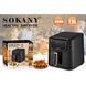 Аэрофритюрница Sokany 7 л мультипечь воздушная фритюрница антипригарное покрытие цифровой таймер регулируемая температура 1800 Вт (BT6336) 109000272600 фото 2