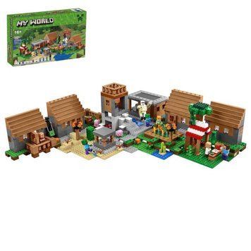3D конструктор MyWorld в стиле Minecraft на 1600 деталей набор для создания собственного поселка и приключений в стиле Minecraft (LC3665) 109000301800 фото