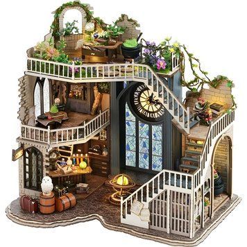 3D конструктор Румбокс &laquo;Магический дом&raquo; DIY кукольный домик с подсветкой и пылезащитным куполом (CV5888) 109000302200 фото