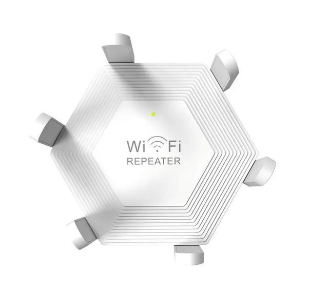 Бездротовий підсилювач сигналу Wi-Fi ретранслятор з 6 антенами (PN796) 109000226900 фото