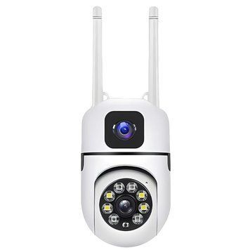 Смарт-камера відеоспостереження з двома об'єктивами Wi-Fi вулична поворотна 8 МП 109000152800 фото