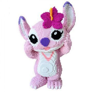 Детский 3D-конструктор Magic Blocks "Angel Stich" 4600 деталей фигурка Стич Розовый 50 см 109000139000 фото