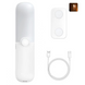 Лампа-нічник із датчиком руху Baseus Crescent Night Light Natur Light нічний світильник Білий 109000010300 фото 1
