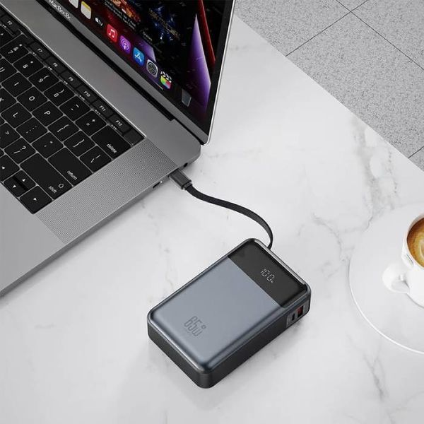 Power Bank XO універсальна потужна мобільна батарея компактний повербанк для ноутбуків смартфонів і гаджетів 20000mAh 65W (RP0606) 109000260400 фото