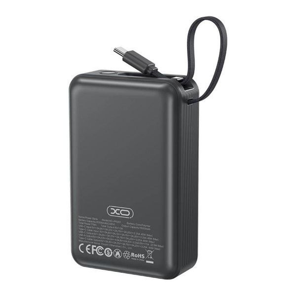 Power Bank XO універсальна потужна мобільна батарея компактний повербанк для ноутбуків смартфонів і гаджетів 20000mAh 65W (RP0606) 109000260400 фото