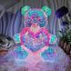 3D ведмедик з серцем голографічний світильник Teddy Bear з LED підсвічуванням нічник кришталеве ведмежа Тедді 109000073800 фото 4