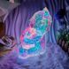 3D ведмедик з серцем голографічний світильник Teddy Bear з LED підсвічуванням нічник кришталеве ведмежа Тедді 109000073800 фото 6