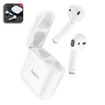 Беспроводные Bluetooth наушники Hoco EW06 в кейсе с сенсорным управлением Белые 109000032000 фото