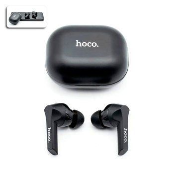 Беспроводные вакуумные Bluetooth наушники Hoco ES 34 с зарядным кейсом и сенсорной кнопкой приема вызова Черные 109000030600 фото
