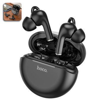 Бездротові Bluetooth навушники Hoco ES 60 у кейсі з сенсорним керуванням стерео гарнітура Чорні 109000031900 фото