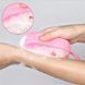 Мочалка массажная для тела двухсторонняя Bath Brush силиконовая Розовая 109000028800 фото 5