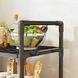 Кухонна полиця органайзер для мікрохвильової печі з гачками етажерка настільна під побутову техніку 109000083600 фото 5