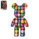 Конструктор 3D Magic Blocks в виде мишки Bearbrick "Алфавит" 40 см 109000058200 фото 1