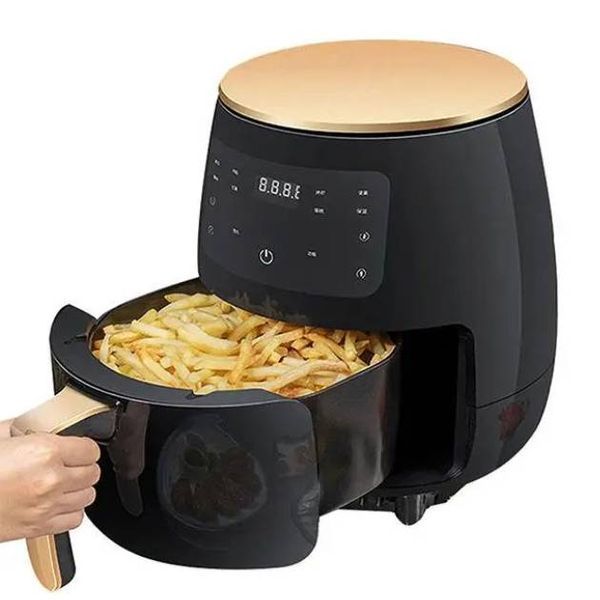 Аерофритюрниця для смаження без масла Air Fryer Su Tai St 505 аерогриль мультипіч 6л 1800 Вт Чорна 109000034900 фото