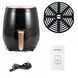 Аерофритюрниця для смаження без масла Air Fryer Su Tai St 505 аерогриль мультипіч 6л 1800 Вт Чорна 109000034900 фото 8