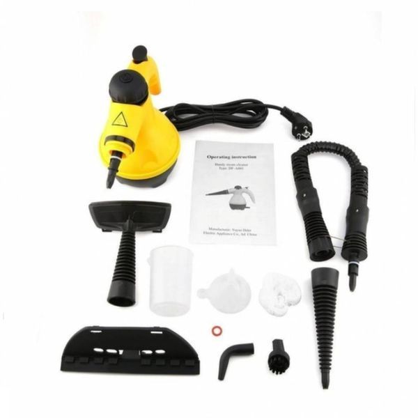 Ручний пароочисник із насадками Steam Cleaner DF101 багатофункціональний електричний відпарювач парова швабра 109000073100 фото