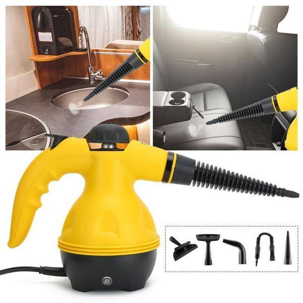 Ручний пароочисник із насадками Steam Cleaner DF101 багатофункціональний електричний відпарювач парова швабра 109000073100 фото