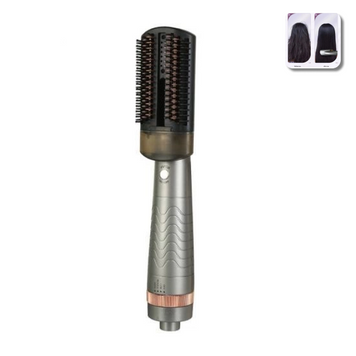 Фен браш для выравнивания сушки и завивки волос Hair Steam Brush Hot Air 3в1 стайлер ресческа 109000024500 фото