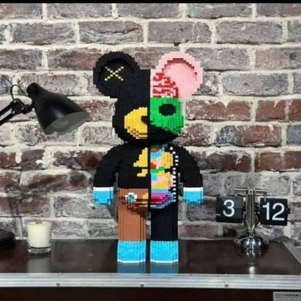 Конструктор 3D Magic Blocks у вигляді ведмедика Bearbrick "Dissected Companion" 50 см 109000057900 фото