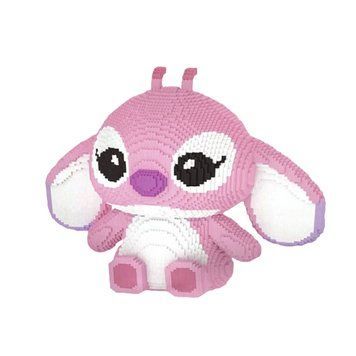 Детский 3D-конструктор Magic Blocks "Stitch Angel" 12000 деталей фигурка Стич Розовый 50 см 109000147700 фото
