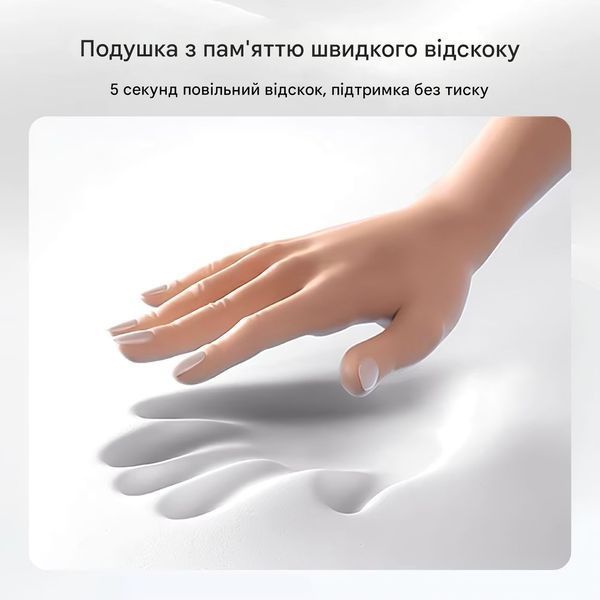 Мягкая ортопедическая подушка массажная для шеи для сна 109000108400 фото