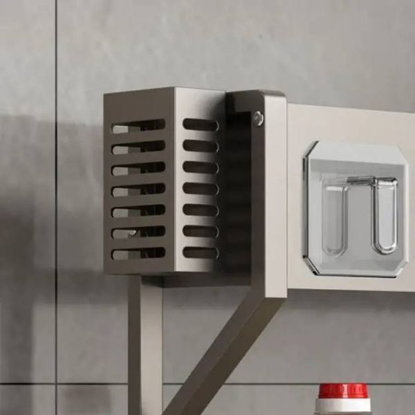 Органайзер для специй стеллаж кухонный стойка двухуровневая металлическая для кухонных принадлежностей и приправ подставка для столовых приборов сушилка для посуды (QQ4443) 109000274300 фото