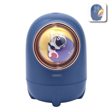Зволожувач повітря Remax RT-EM23 Space Capsule з підсвічуванням і музикою Синій 109000018200 фото