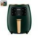Аэрофритюрница для жарки без масла Air Fryer Su Tai St 505 аэрогриль мультипечь 6л 1800 Вт Зеленая 109000035100 фото 1