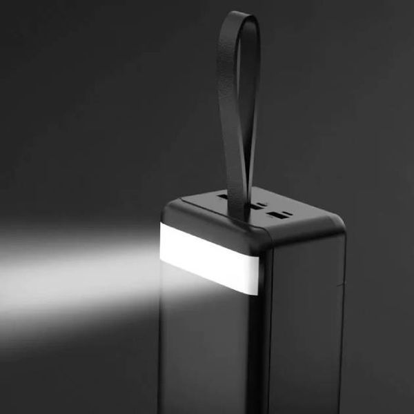 Power Bank XO зовнішній акумулятор портативний зарядний пристрій переносний блок живлення універсальний зарядник з LED-ліхтарем 60000mAh (FR3003) 109000260100 фото