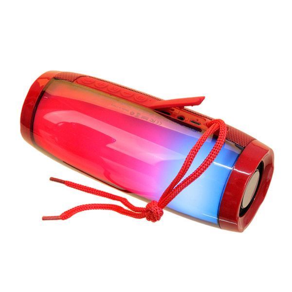 Портативна беспроводная Bluetooth колонка XO F27 TF card micro usb с LED подсветкой Красная 109000012300 фото