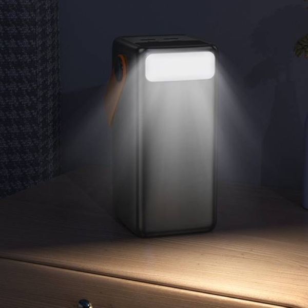 Power Bank Borofone зовнішній акумулятор із ліхтарем швидкою зарядкою та великим запасом енергії 60000mAh (AF0606) 109000260200 фото