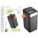 Power Bank Borofone зовнішній акумулятор із ліхтарем швидкою зарядкою та великим запасом енергії 60000mAh (AF0606) 109000260200 фото 9