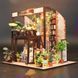 3D Румбокс Coffee Cafe миниатюрное двухэтажное кафе конструктор кукольного домика с деталями интерьера и мебелью для творческой сборки (DP4445) 109000302900 фото 2